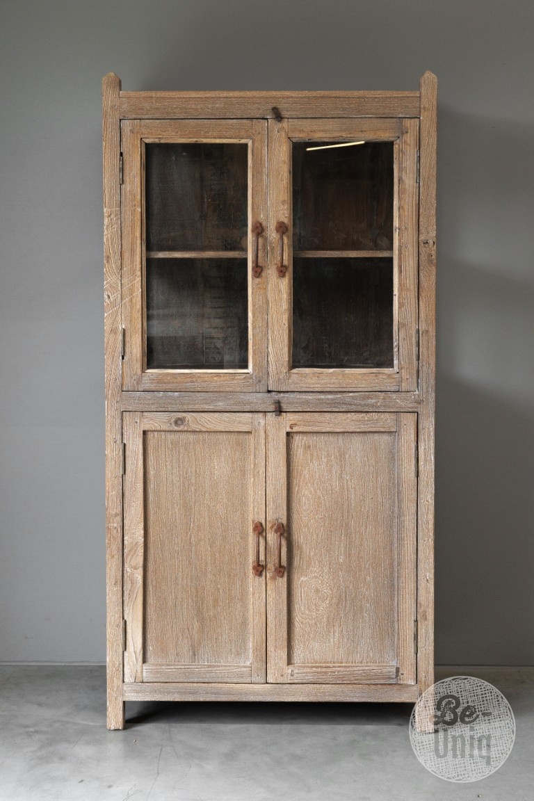 Be-Uniq Unieke Vitrinekast | India | H158xB77xD45 cm