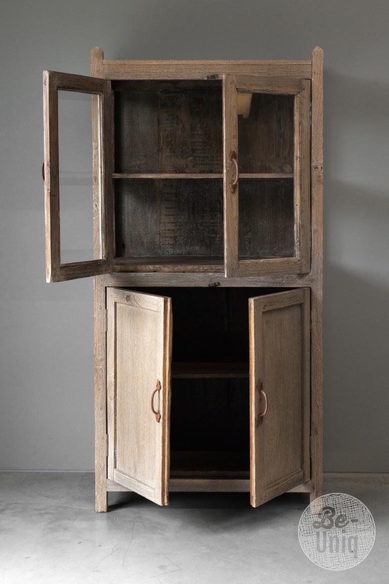 Be-Uniq Unieke Vitrinekast | India | H158xB77xD45 cm