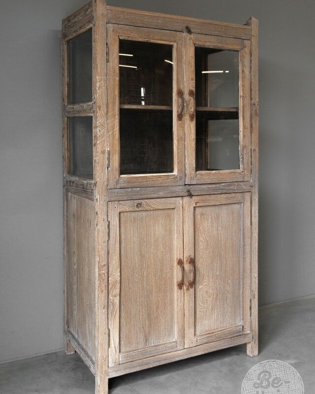 Be-Uniq Unieke Vitrinekast | India | H158xB77xD45 cm