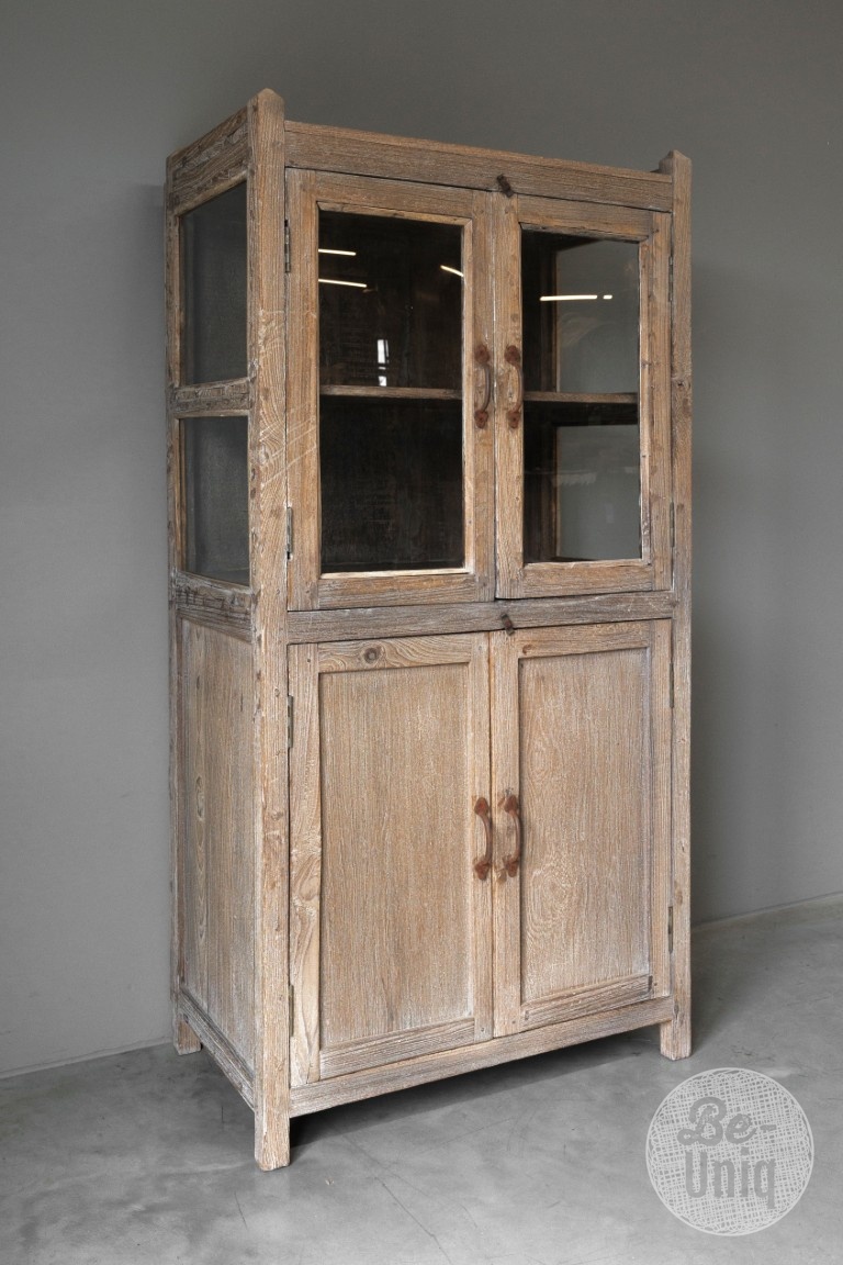Be-Uniq Unieke Vitrinekast | India | H158xB77xD45 cm