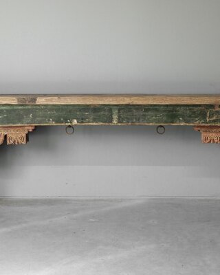 Be-Uniq Unieke Wandtafel | India | H78xB226xD30 cm