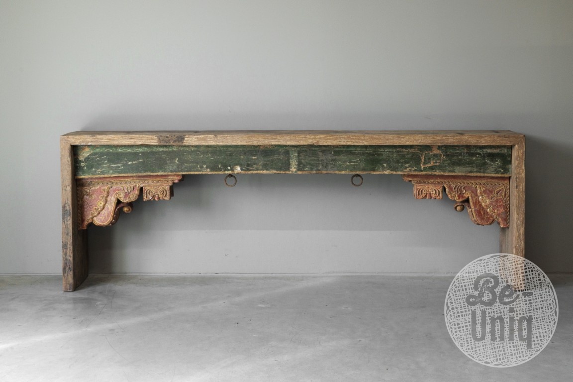 Be-Uniq Unieke Wandtafel | India | H78xB226xD30 cm