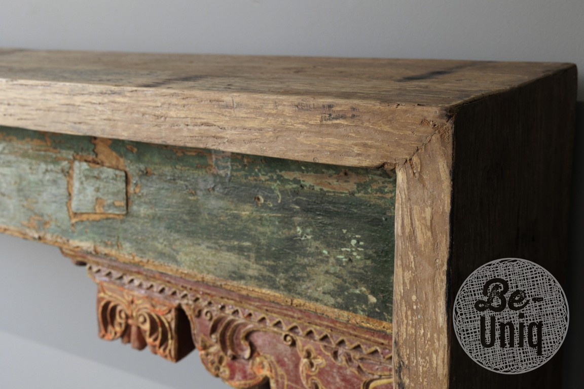 Be-Uniq Unieke Wandtafel | India | H78xB226xD30 cm