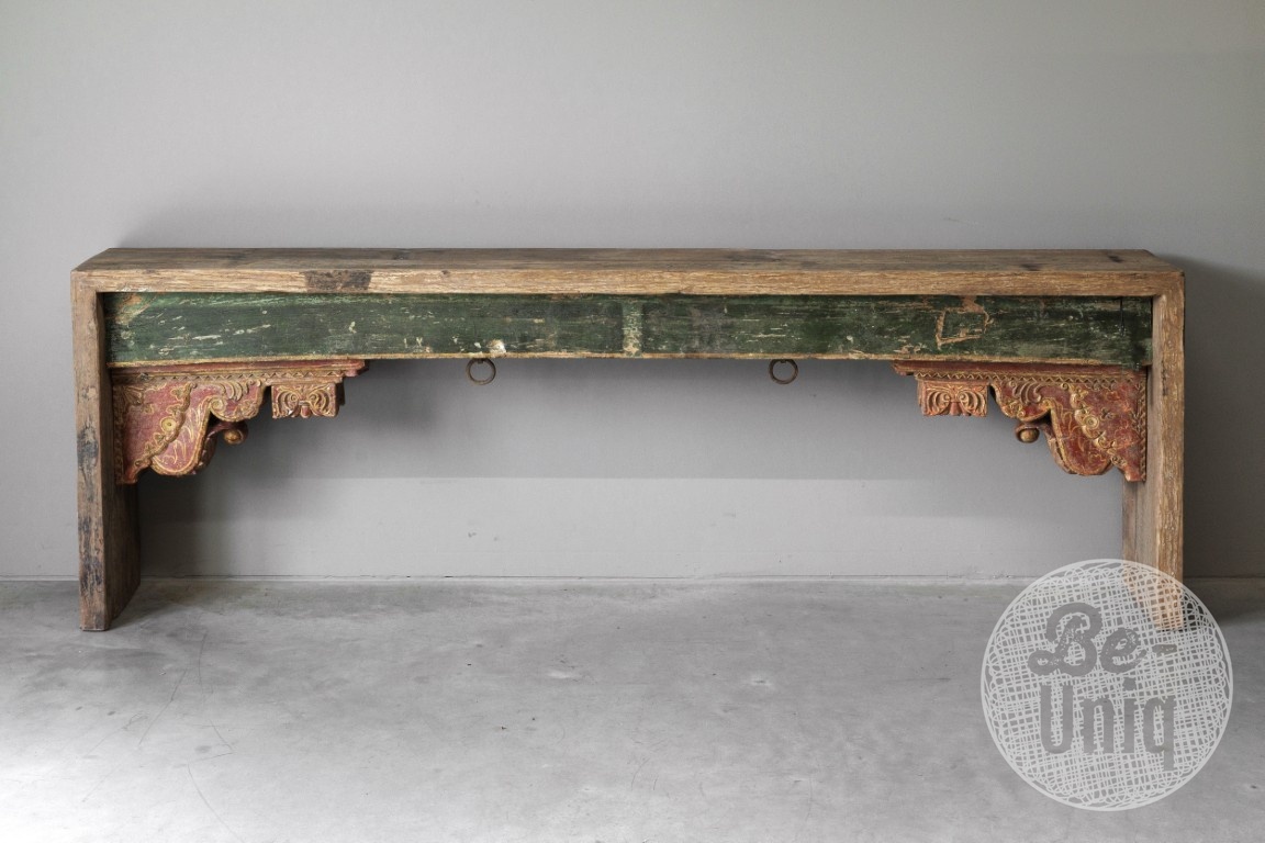 Be-Uniq Unieke Wandtafel | India | H78xB226xD30 cm