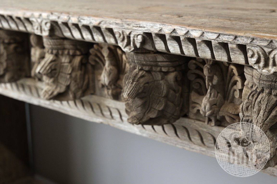 Be-Uniq Unieke Oude Wandtafel | India | H86xB127xD44 cm