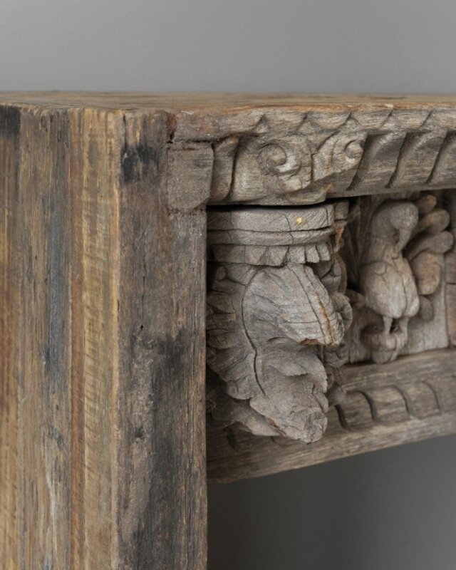 Be-Uniq Unieke Oude Wandtafel | India | H86xB127xD44 cm