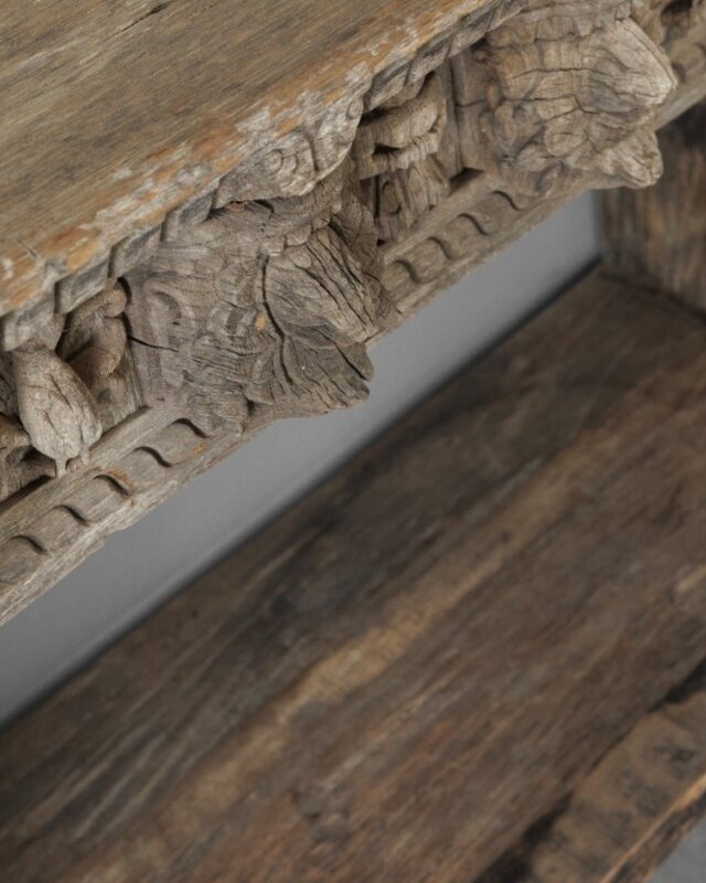 Be-Uniq Unieke Oude Wandtafel | India | H86xB127xD44 cm