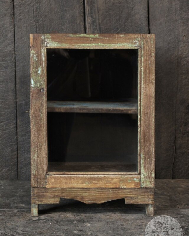 Be-Uniq Authentiek Vitrinekastje | India | H48xB30xD25 cm