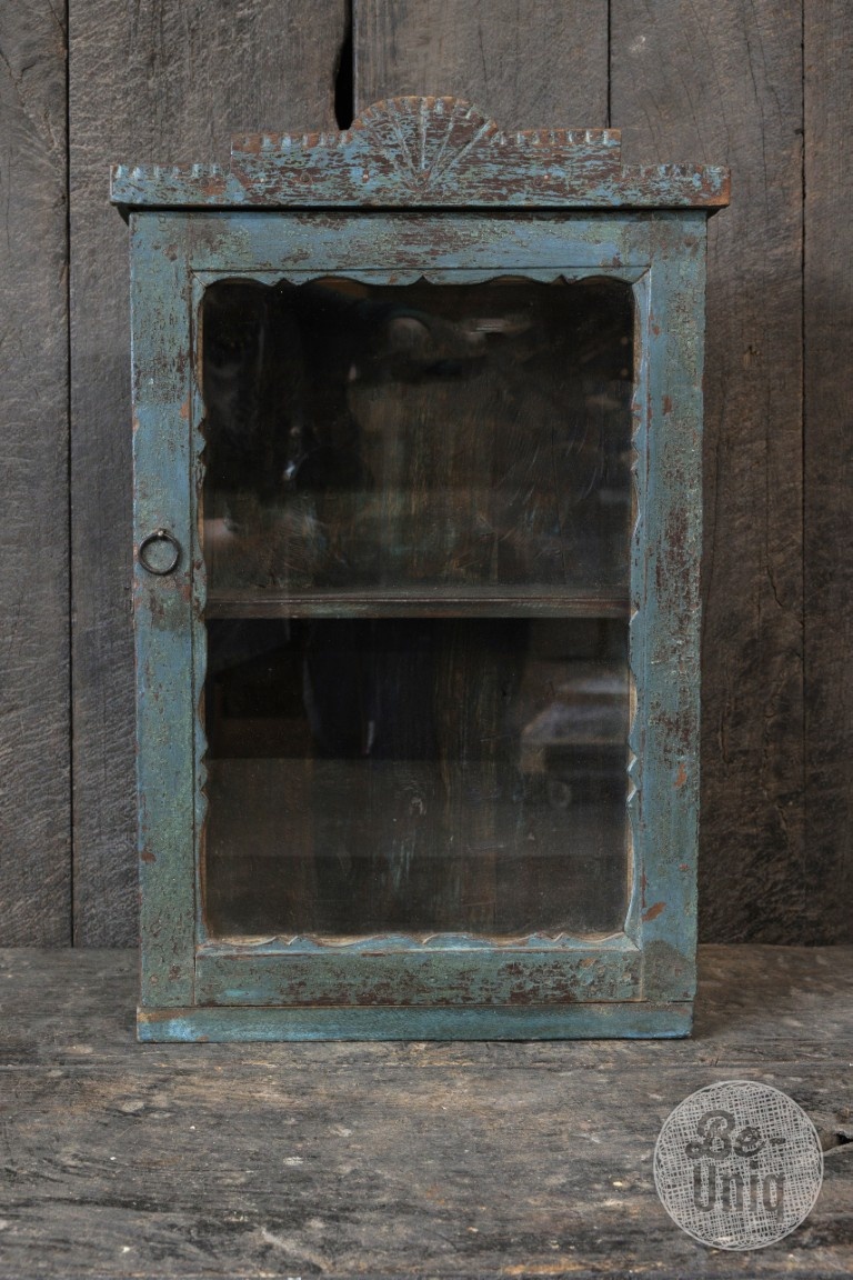 Be-Uniq Authentiek Vitrinekastje | India | H59xB40xD17 cm
