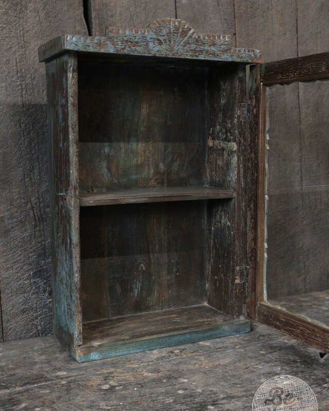 Be-Uniq Authentiek Vitrinekastje | India | H59xB40xD17 cm