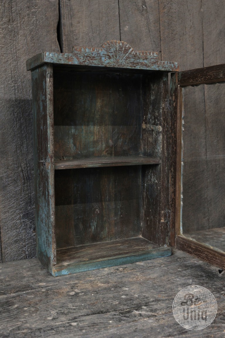 Be-Uniq Authentiek Vitrinekastje | India | H59xB40xD17 cm