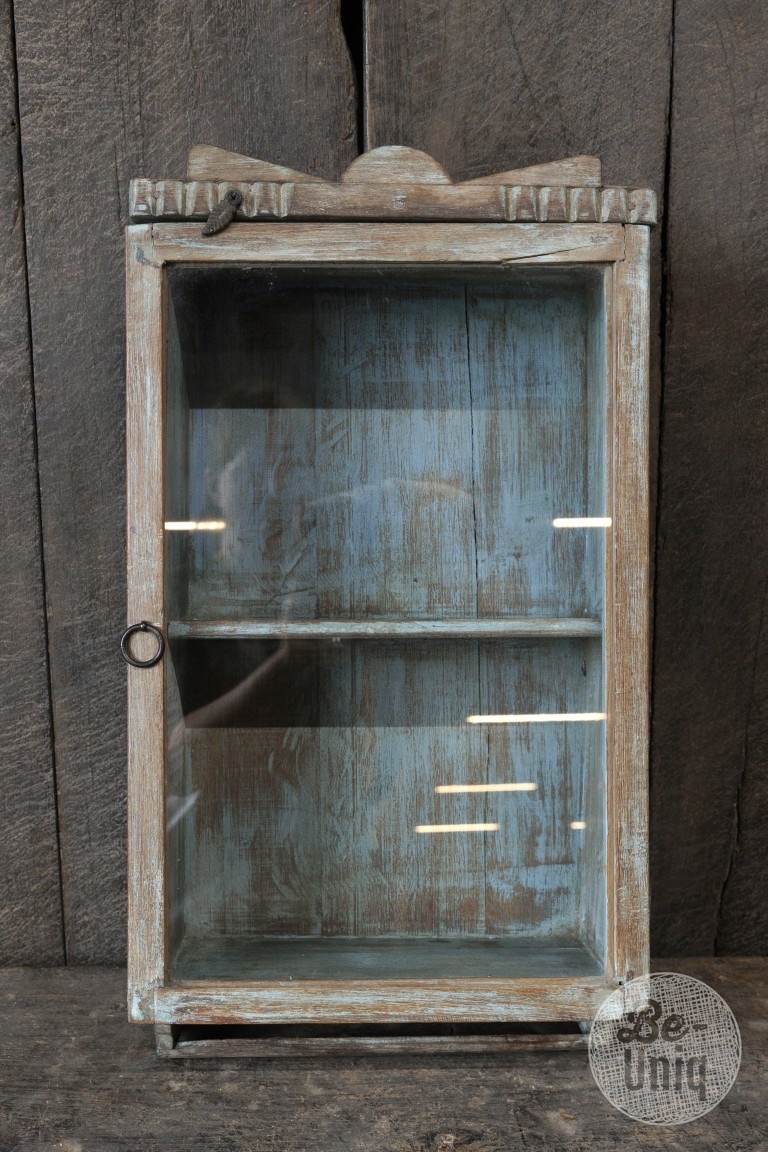 Be-Uniq Authentiek Vitrinekastje | India | H56xB31xD45 cm