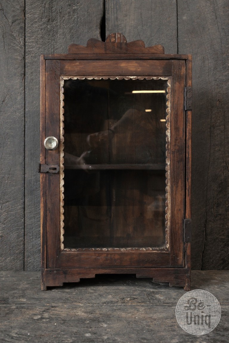 Be-Uniq Authentiek Vitrinekastje | India | H55xB35xD13 cm