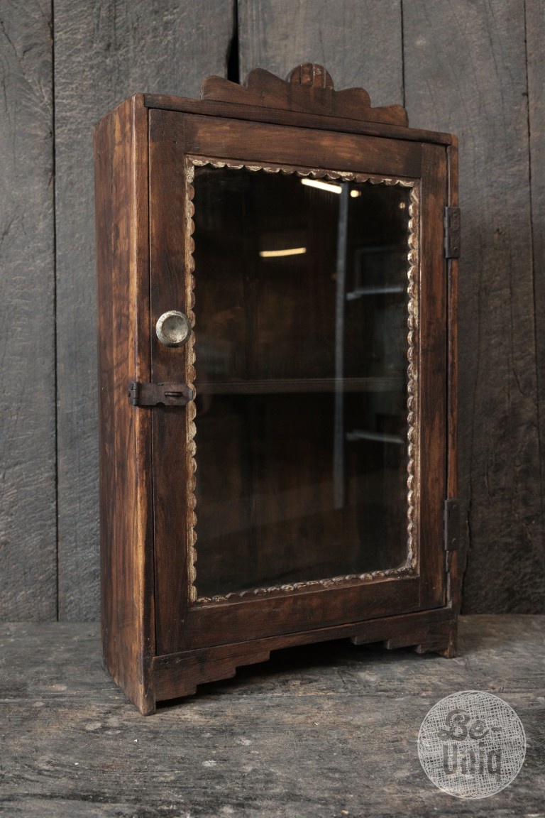 Be-Uniq Authentiek Vitrinekastje | India | H55xB35xD13 cm