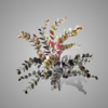 Kunstbloem Eucalyotus | Rood | 50 cm