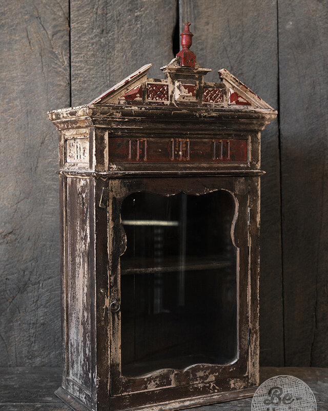 Be-Uniq Authentiek Vitrinekastje | India | H67xB38xD19 cm