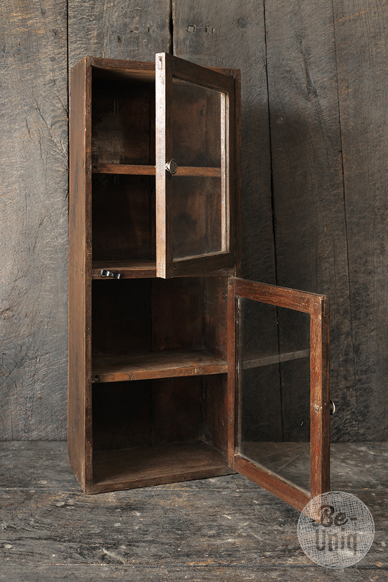 Be-Uniq Oud Displaykastje | India | H80xB29xD16 cm