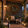 Krans Ilex Met Bessen L | Rood | D90 cm