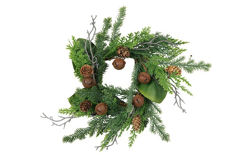 Rene Houtman Krans Met Dennenappels Daan | Groen | D30 cm