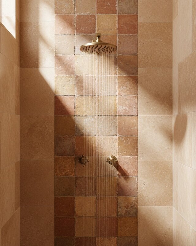 Rene Houtman Inbouw Douche - Brons