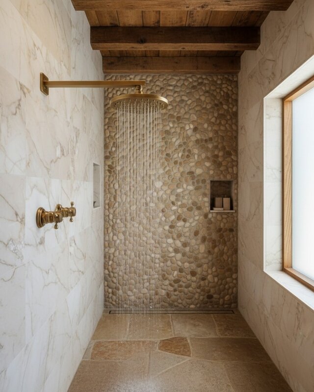 Rene Houtman Inbouw Douche - Brons
