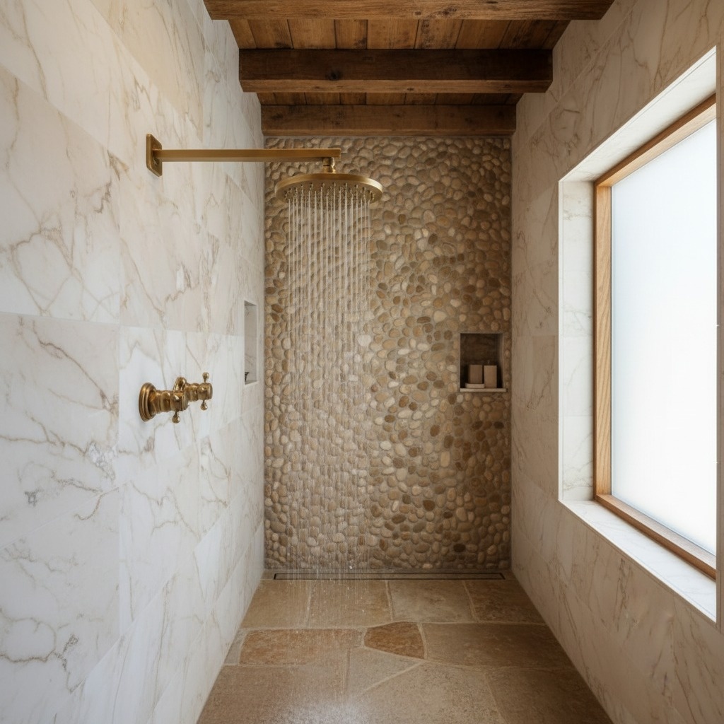 Rene Houtman Inbouw Douche - Brons