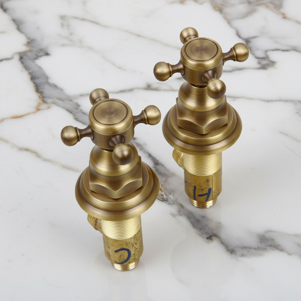 Rene Houtman Inbouw Douche - Brons