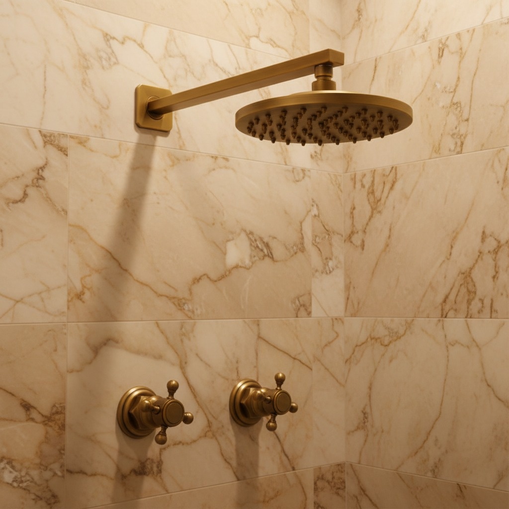 Rene Houtman Inbouw Douche - Brons