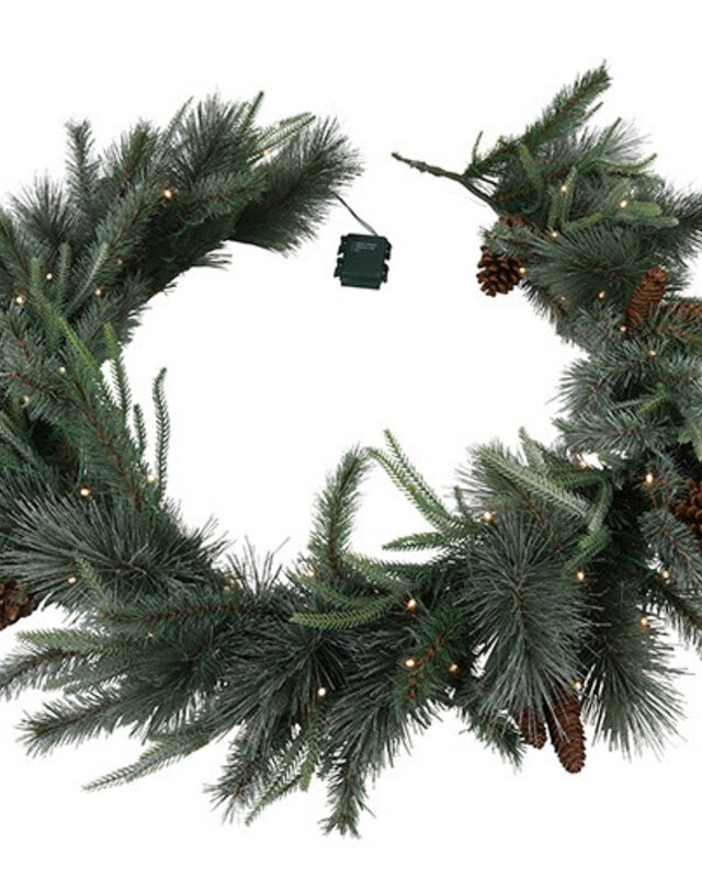 Rene Houtman LED Guirlande Abies Koreana Met Dennenappels S