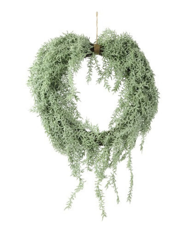 Rene Houtman Krans Asparagus M – Groen – 61 x 61 x 15 cm