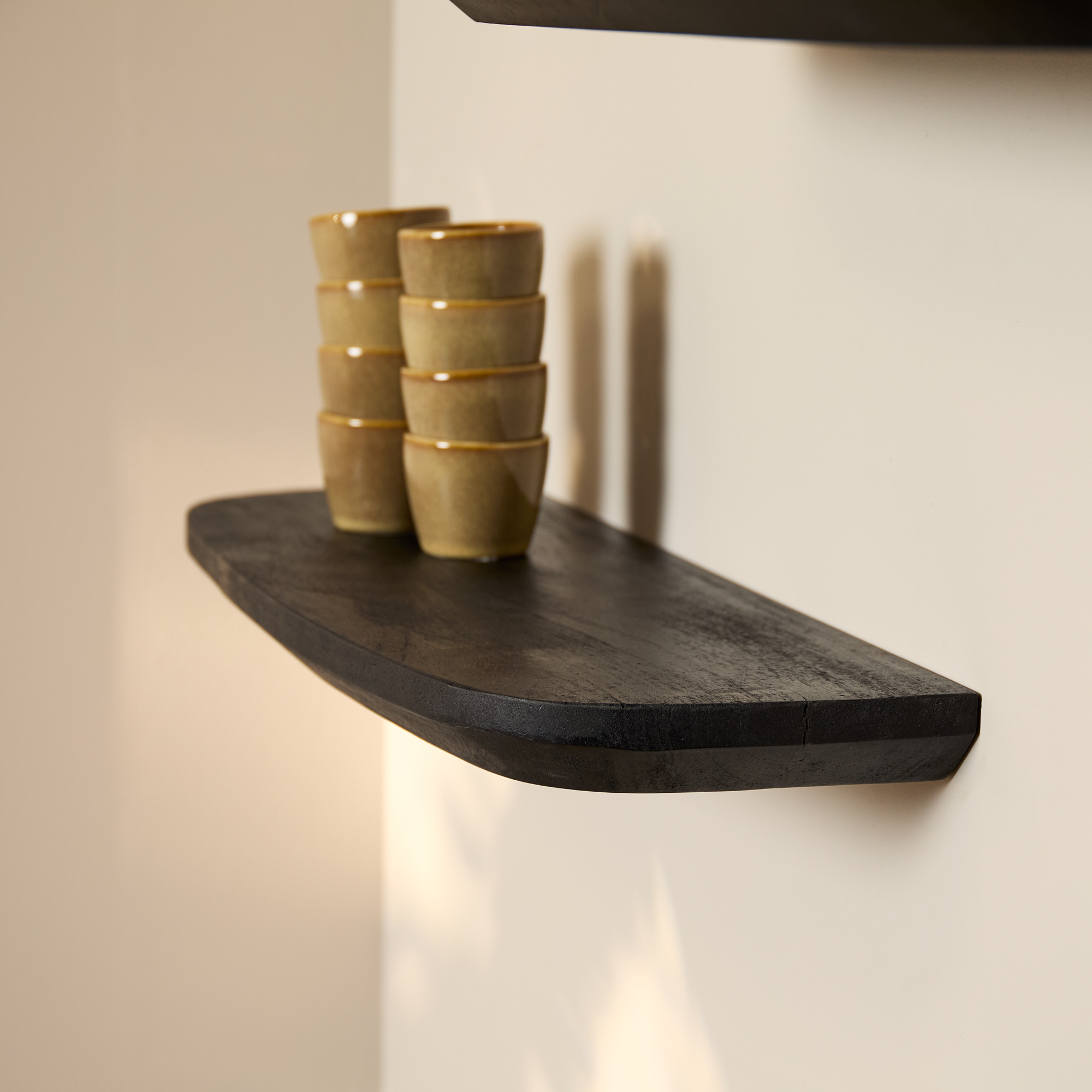 Starfurn Wandplank Gusta Zwart | 60 cm | Set van 3