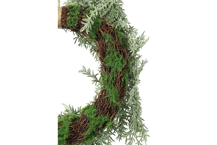 Rene Houtman Krans Asparagus L – Groen – L71 x B71 x H15 cm