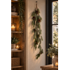 Kerstdecoratie Dennenappel Sneeuw – Groen – 8 x 30 x 116 cm