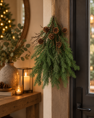 Rene Houtman Hanger Dennenappel Picea Abies S – Groen – 4 x 4 x 30 cm