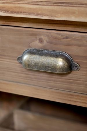 Rene Houtman Keukeneiland Op Wielen | Vurenhout | H90 x L150 x D70 cm