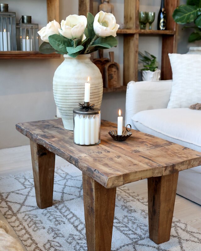 Rene Houtman Houten Salontafel Grimaud | H40 x L90 x D45 cm