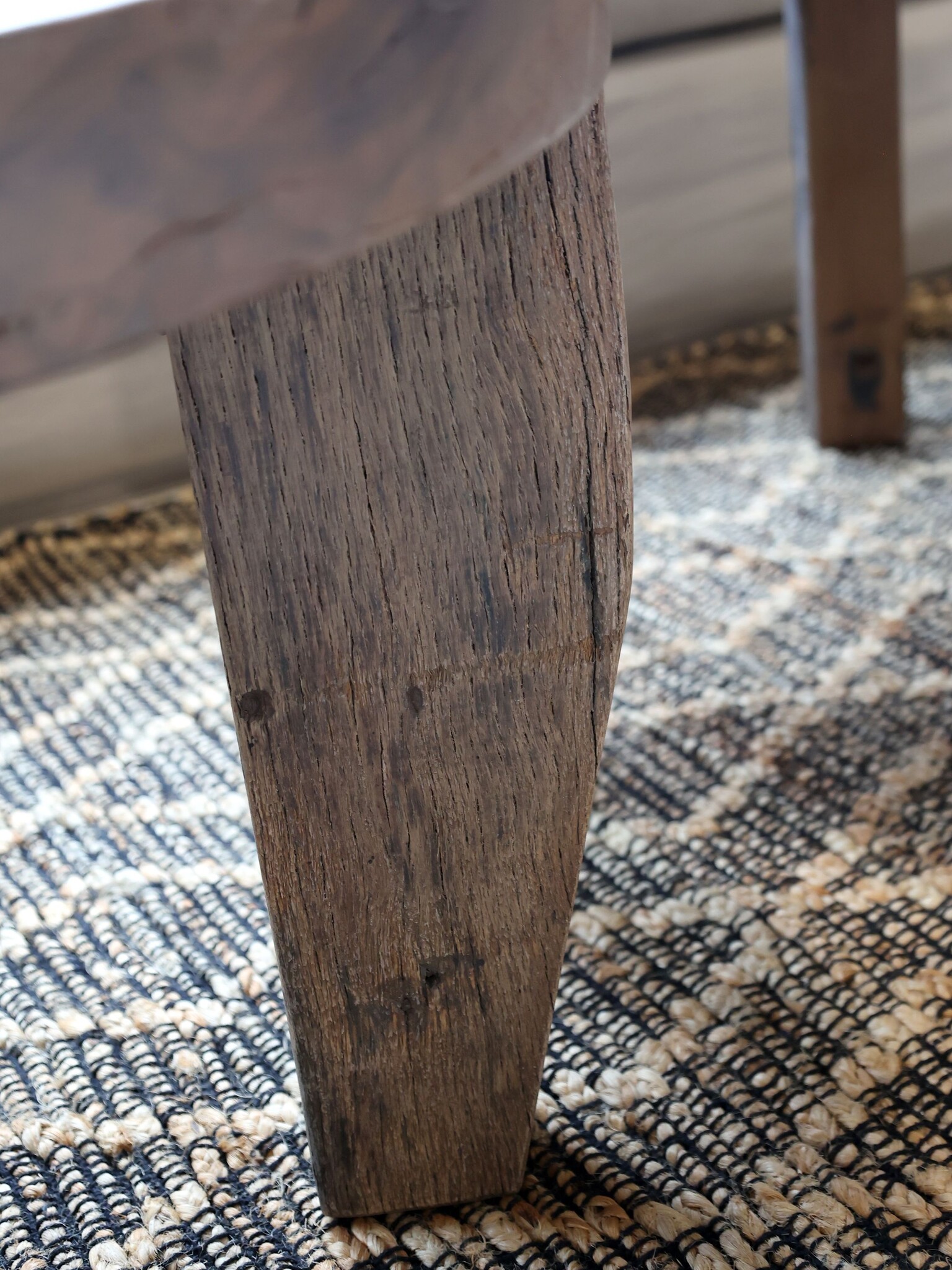 Rene Houtman Houten Salontafel Grimaud | Rond | H48 x D80 cm