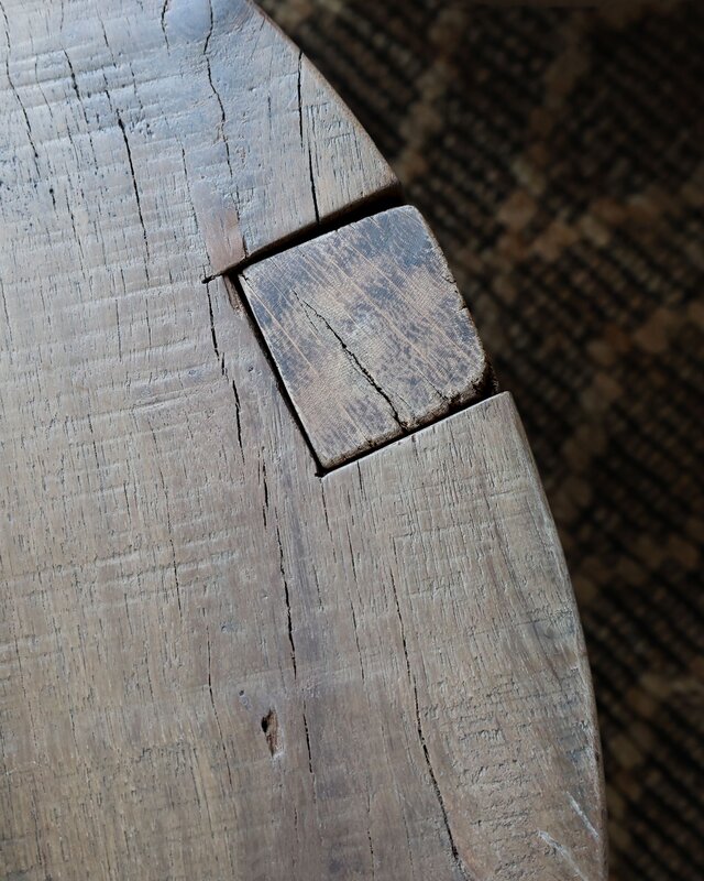 Rene Houtman Houten Salontafel Grimaud | Rond | H48 x D80 cm