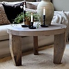 Houten Salontafel Grimaud | Rond | H48 x D80 cm