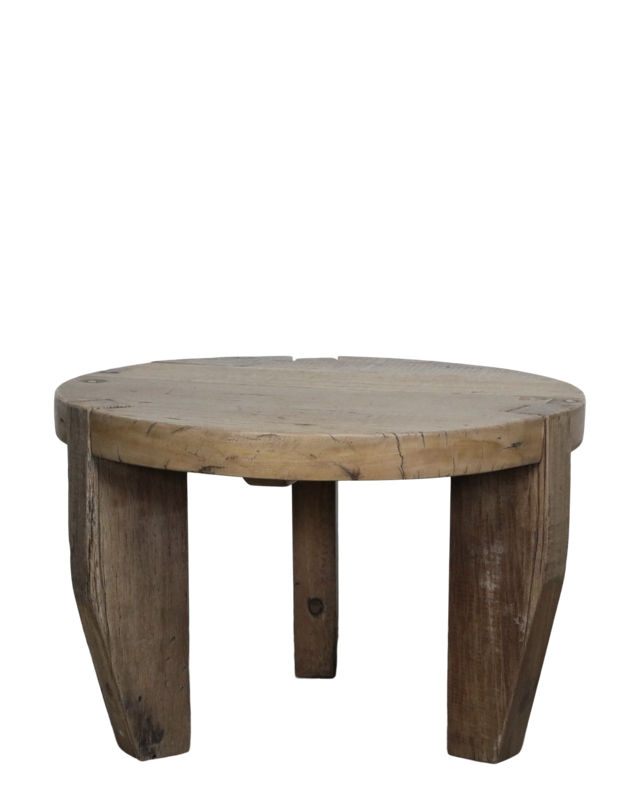 Rene Houtman Houten Salontafel Grimaud | Rond | H48 x D72 cm