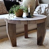 Houten Salontafel Grimaud | Rond | H48 x D72 cm