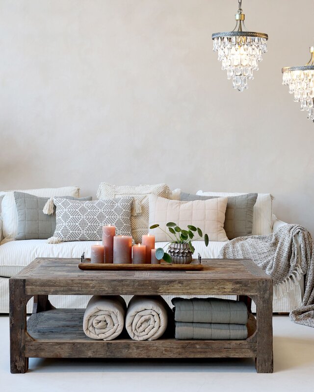 Rene Houtman Salontafel Grimaud Met Plank | H46 x L127 x D76 cm