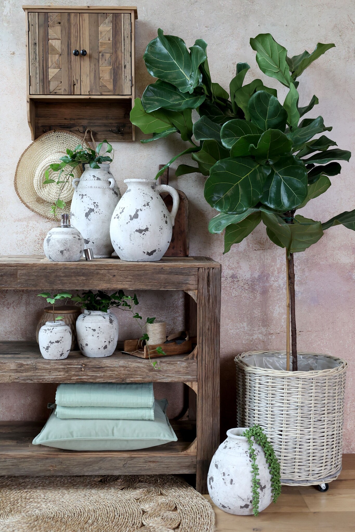 Rene Houtman Houten Sidetable Grimaud | H80 x L120 x D40 cm