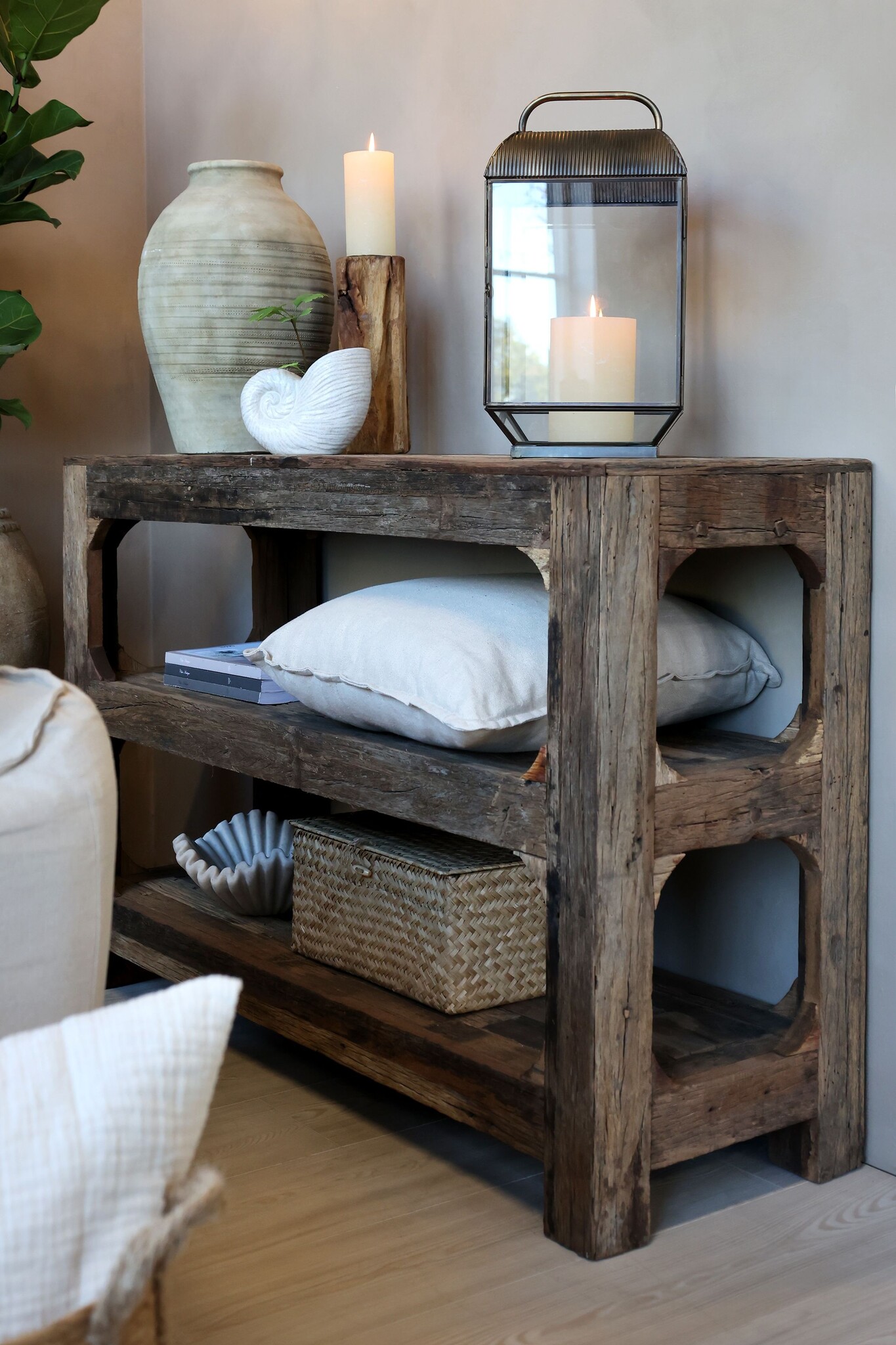 Rene Houtman Houten Sidetable Grimaud | H80 x L120 x D40 cm