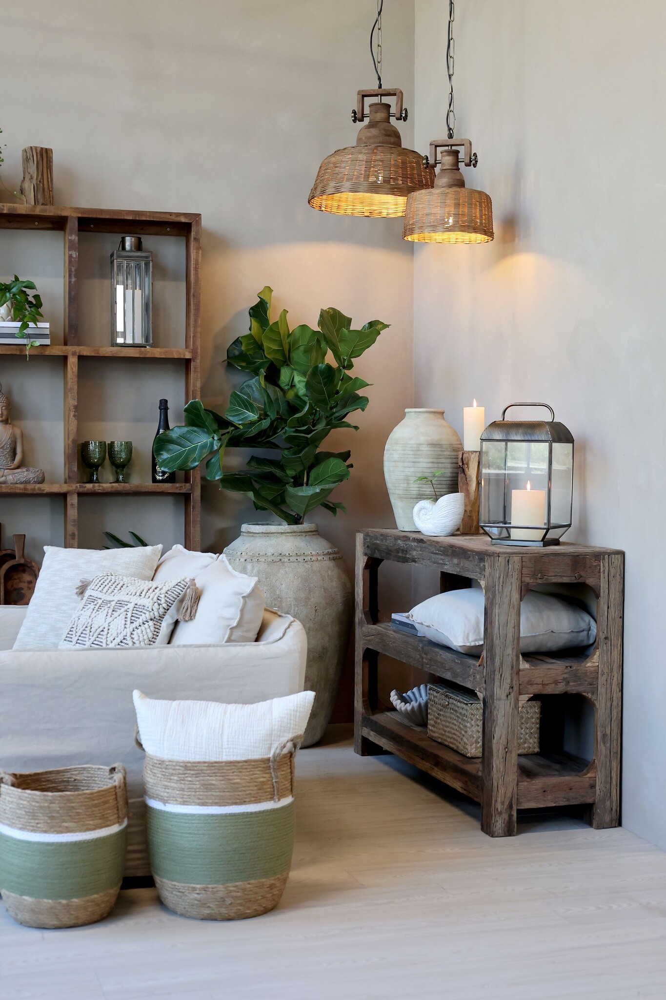 Rene Houtman Houten Sidetable Grimaud | H80 x L120 x D40 cm