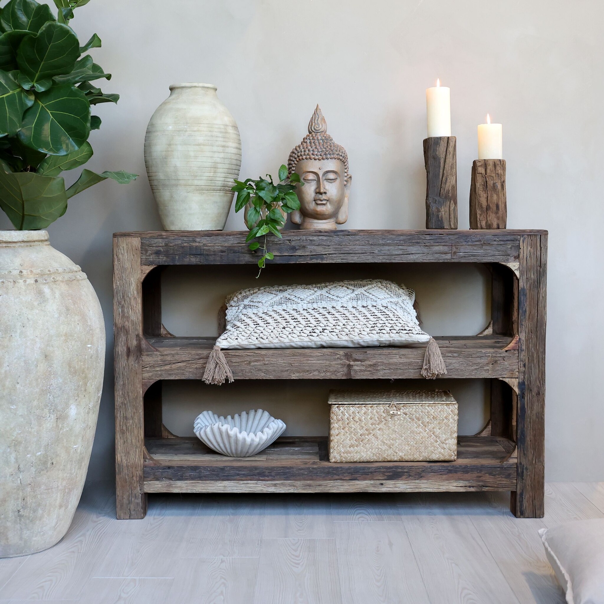 Rene Houtman Houten Sidetable Grimaud | H80 x L120 x D40 cm
