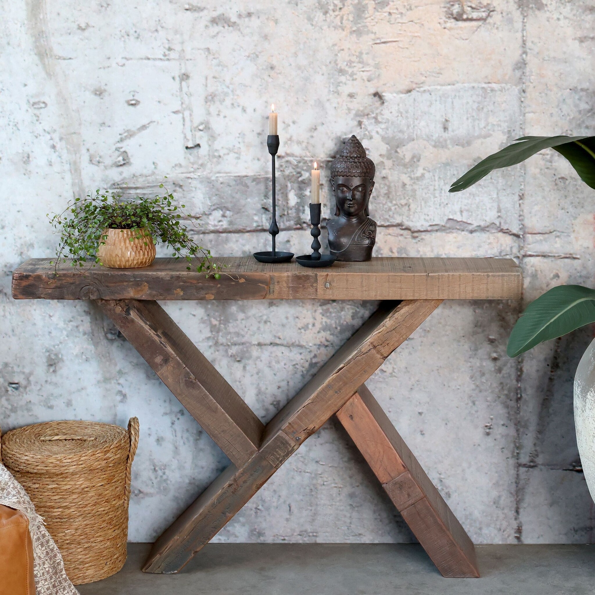Rene Houtman Houten Sidetable Grimaud | H77 x L122 x D22 cm