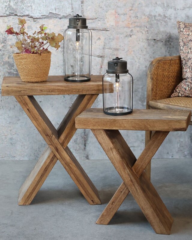 Rene Houtman Bijzettafel Grimaud | Cross | H59 x L50 x D25 cm