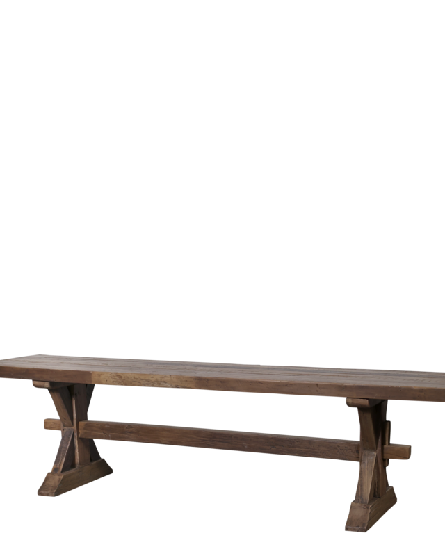 Rene Houtman Houten Bank Grimaud | H45 x L180 x D38 cm