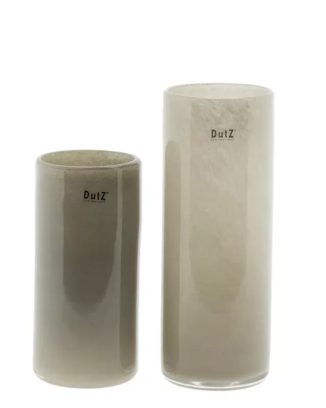 DutZ DutZ Cylinder Dark Taupe – Ø8 x H22 cm